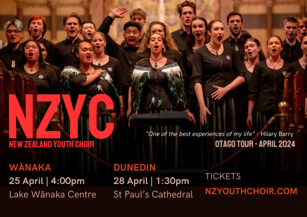 NZYC 2024 POSTER (A4 (Landscape)) - New Zealand Youth Choir